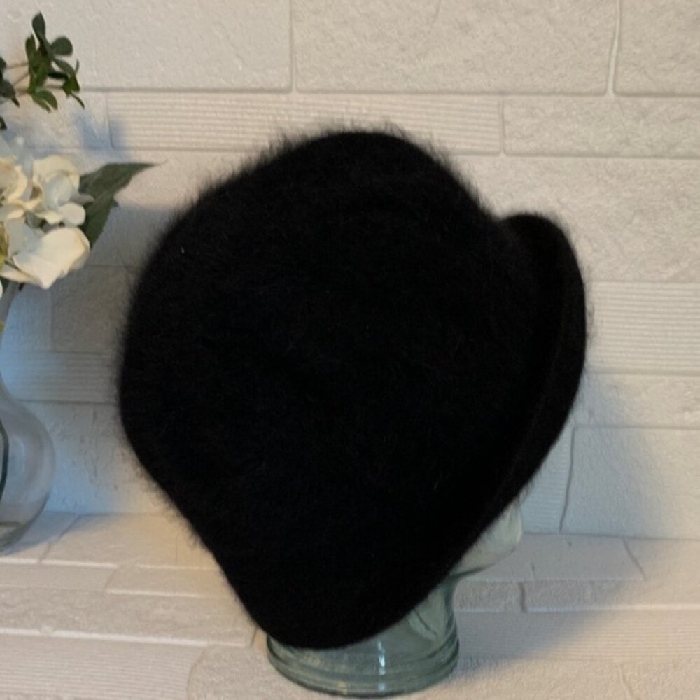 Angora Rabbit hair Bucket Hat - Picture 6 of 9